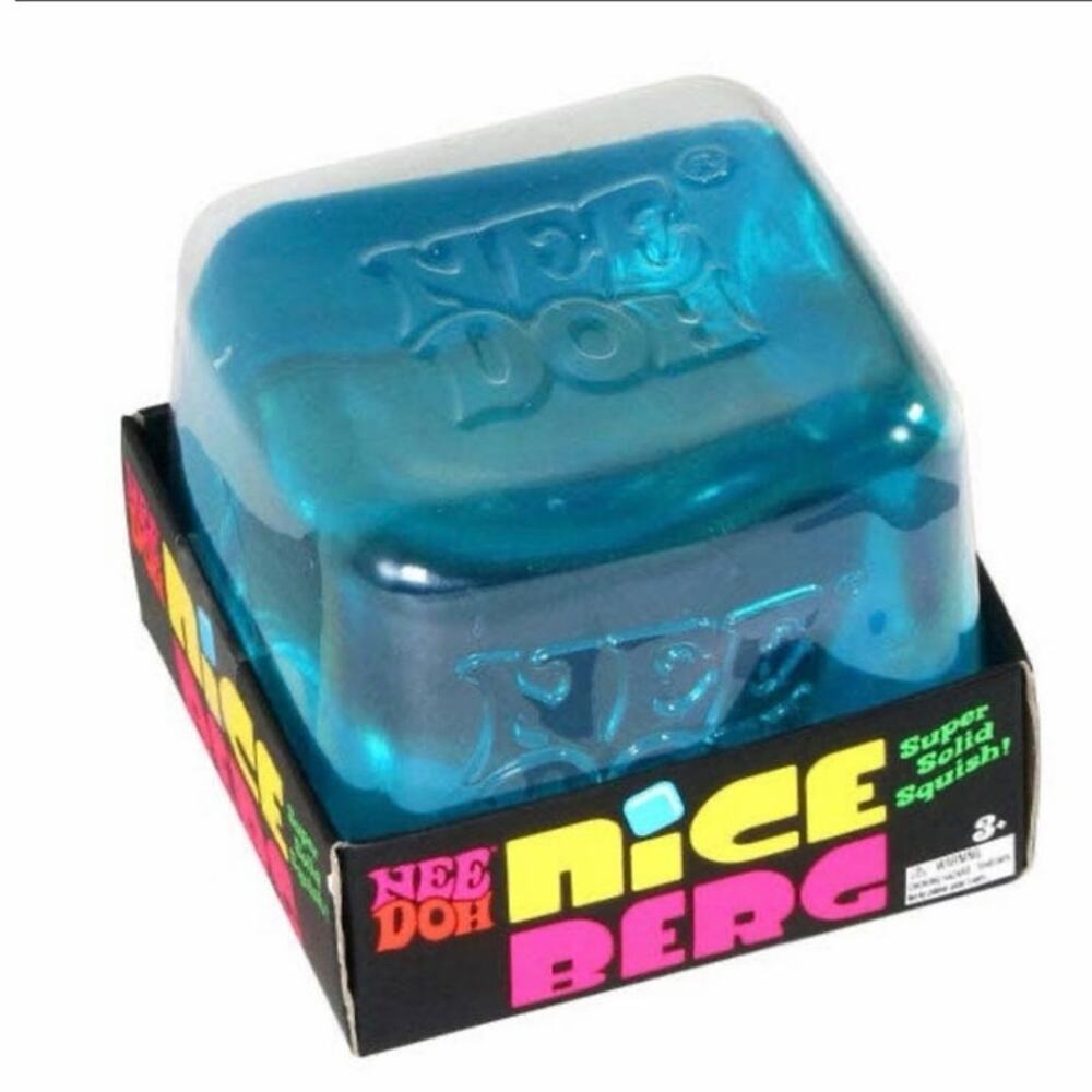 Schylling NeeDoh Nice Berg Giant NeeDoh Nice Cube  Sensory Squeeze Toy